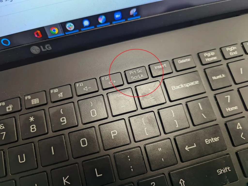 how to screenshot on windows with Print screen button